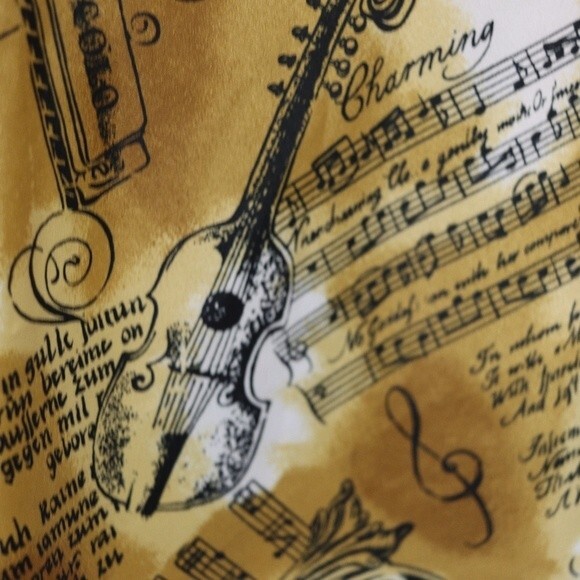 Laura & Jayne Two Vintage 90s Music Print Plus Size Button Up Top 20W - Picture 15 of 16